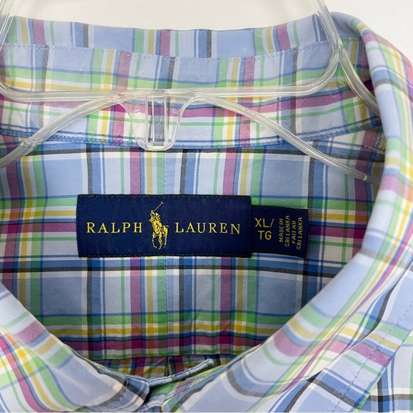 Mens Ralph Lauren Plaid Button Down Shirt - Picture 7 of 8